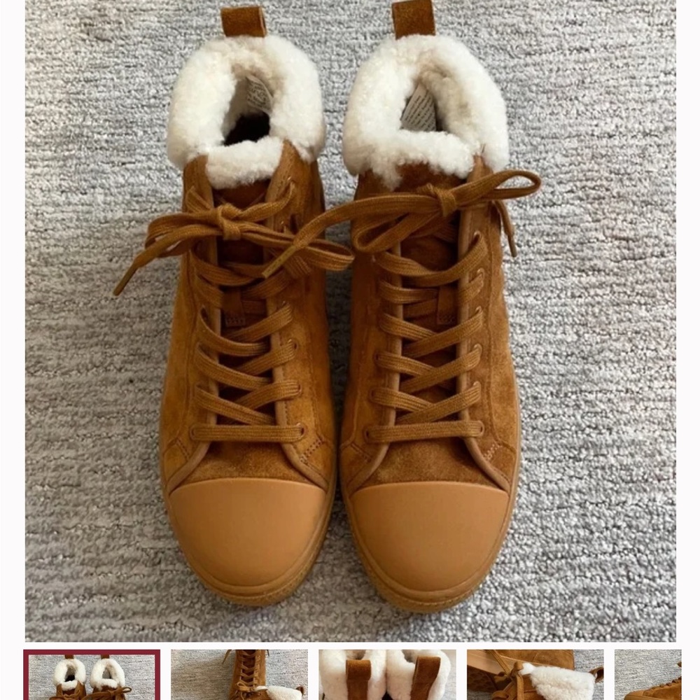 Tory Burch High Top Sneaker - Picture 3 of 5